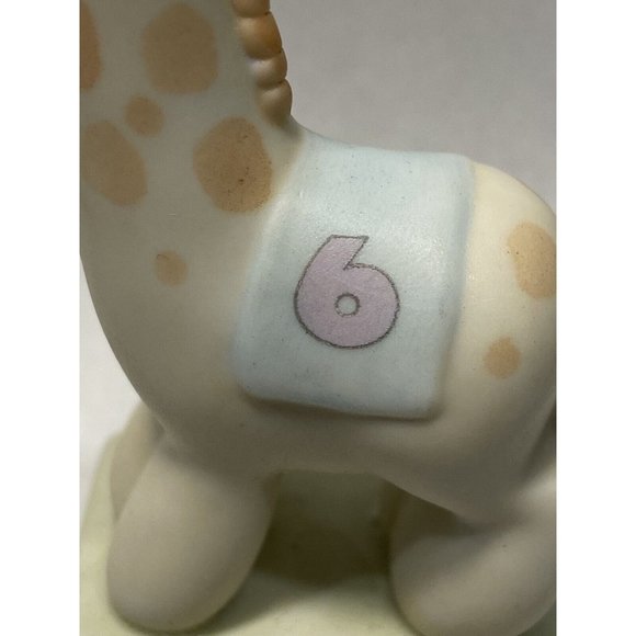 Precious Moments 15997 Birthday Train Giraffe 6 Unboxed 1985 - Picture 3 of 6